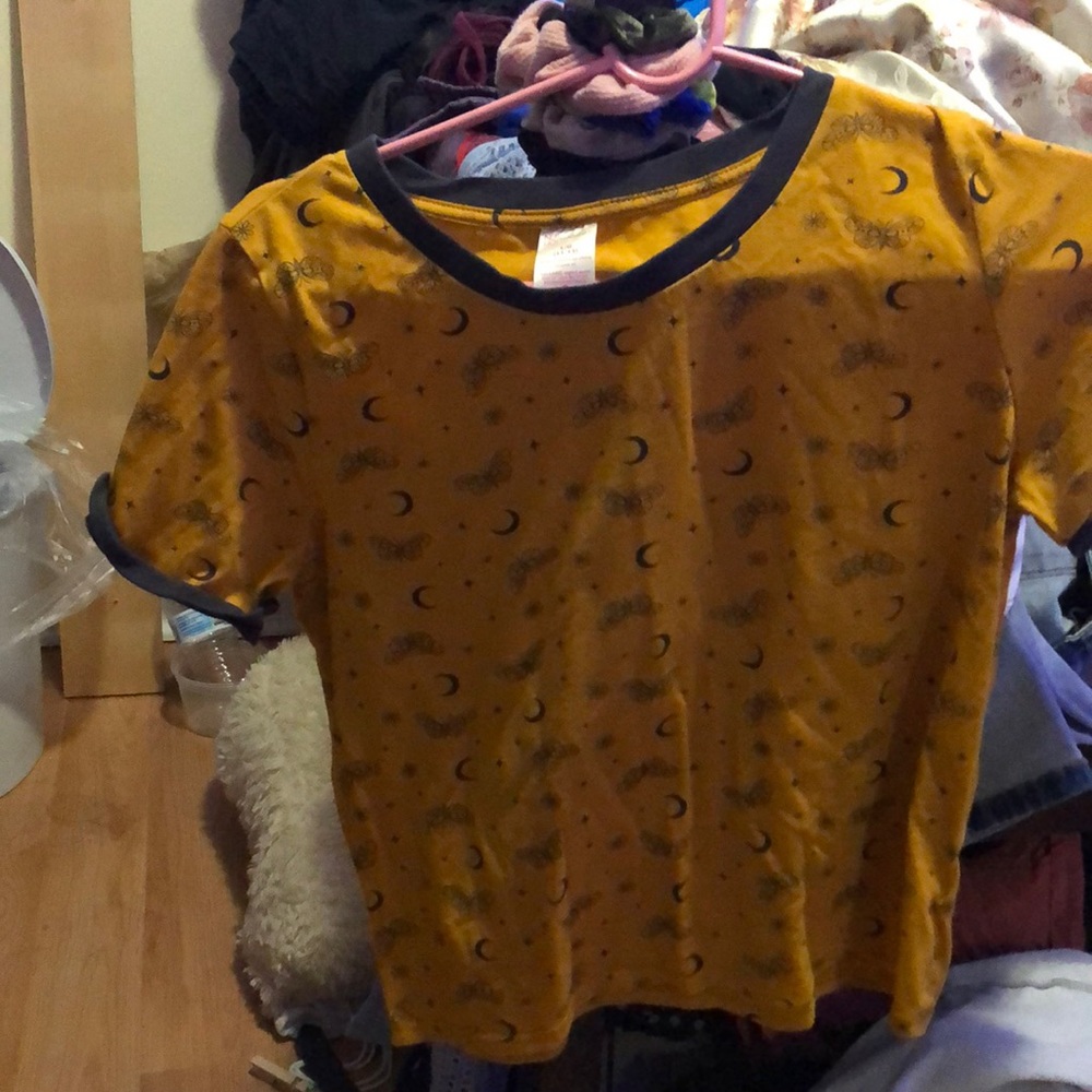 Mustard crop top